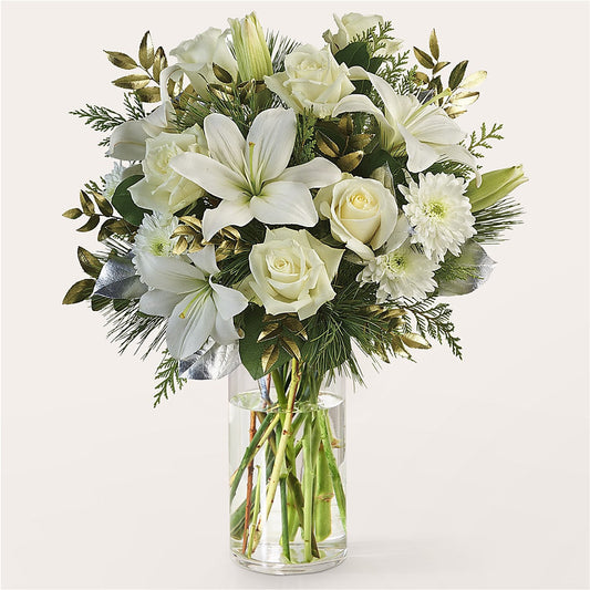 Wintry Mix Bouquet – PETERSEN & TIETZ FLORISTS & GREENHOUSES, Waterloo IA