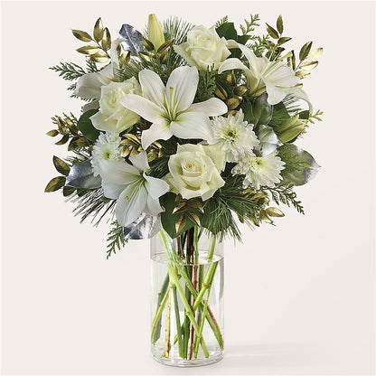 Wintry Mix Bouquet – PETERSEN & TIETZ FLORISTS & GREENHOUSES, Waterloo IA